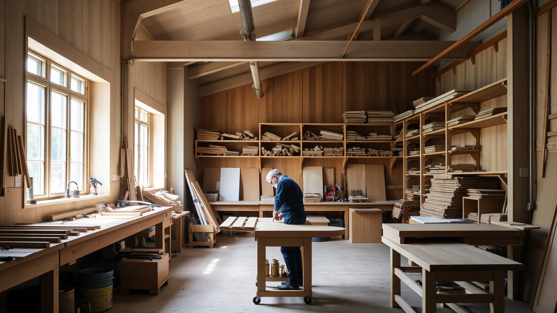 Werkstatt von Holzwerk Zürich
